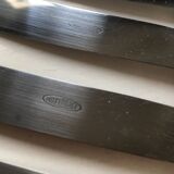Series of 12 antique stainless steel knives