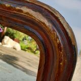 Louis Philippe mirror 42 x 55 wood and stucco