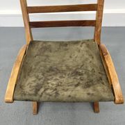 Chaise vintage en cuir, années 1970