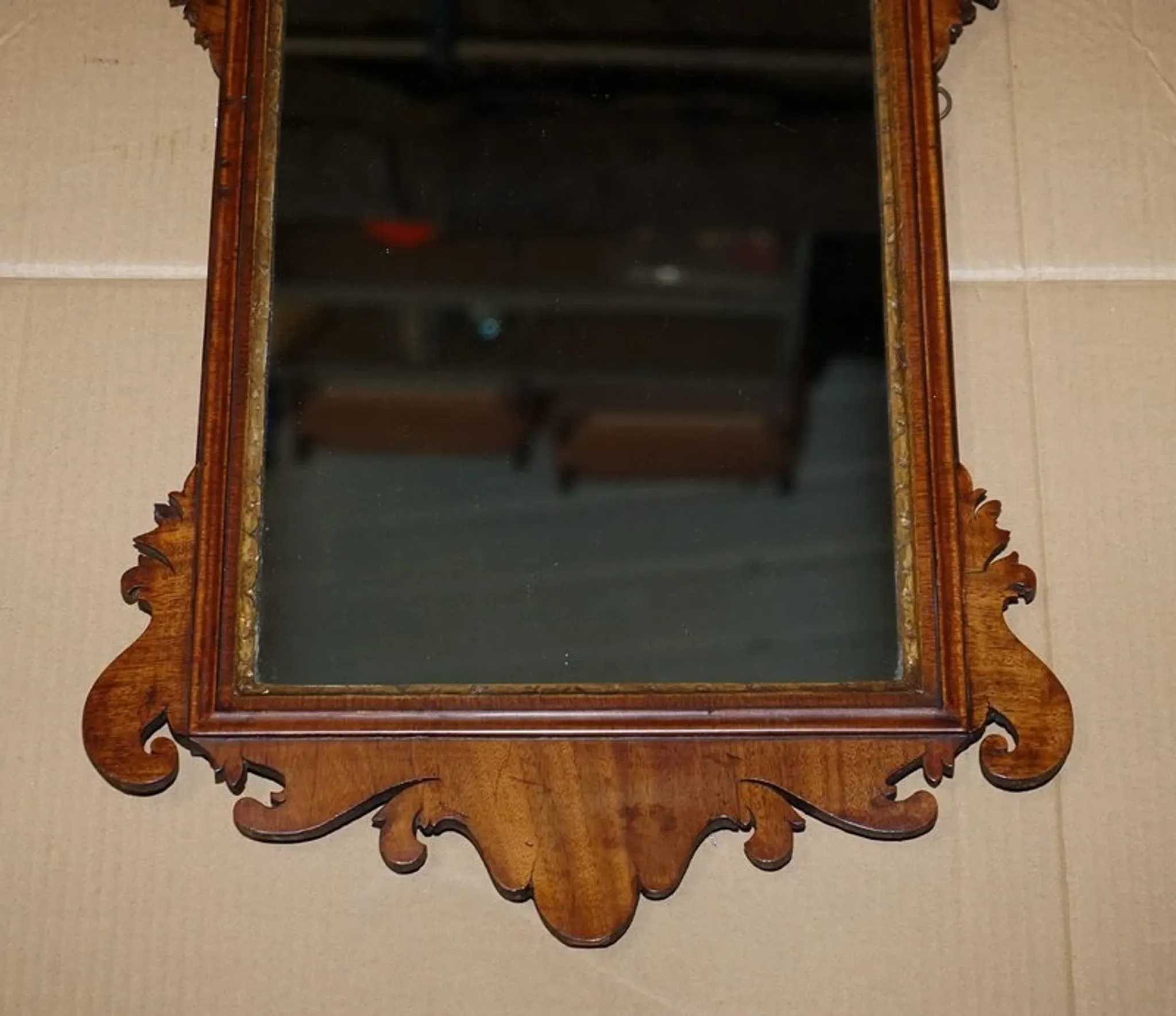 Antique Georgian Eagle Wall Mirror, 1760