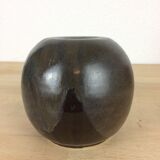 Pair of vases ball Scandinavian style, ceramic