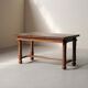 Modernist oak dining table, France, 1940–1950