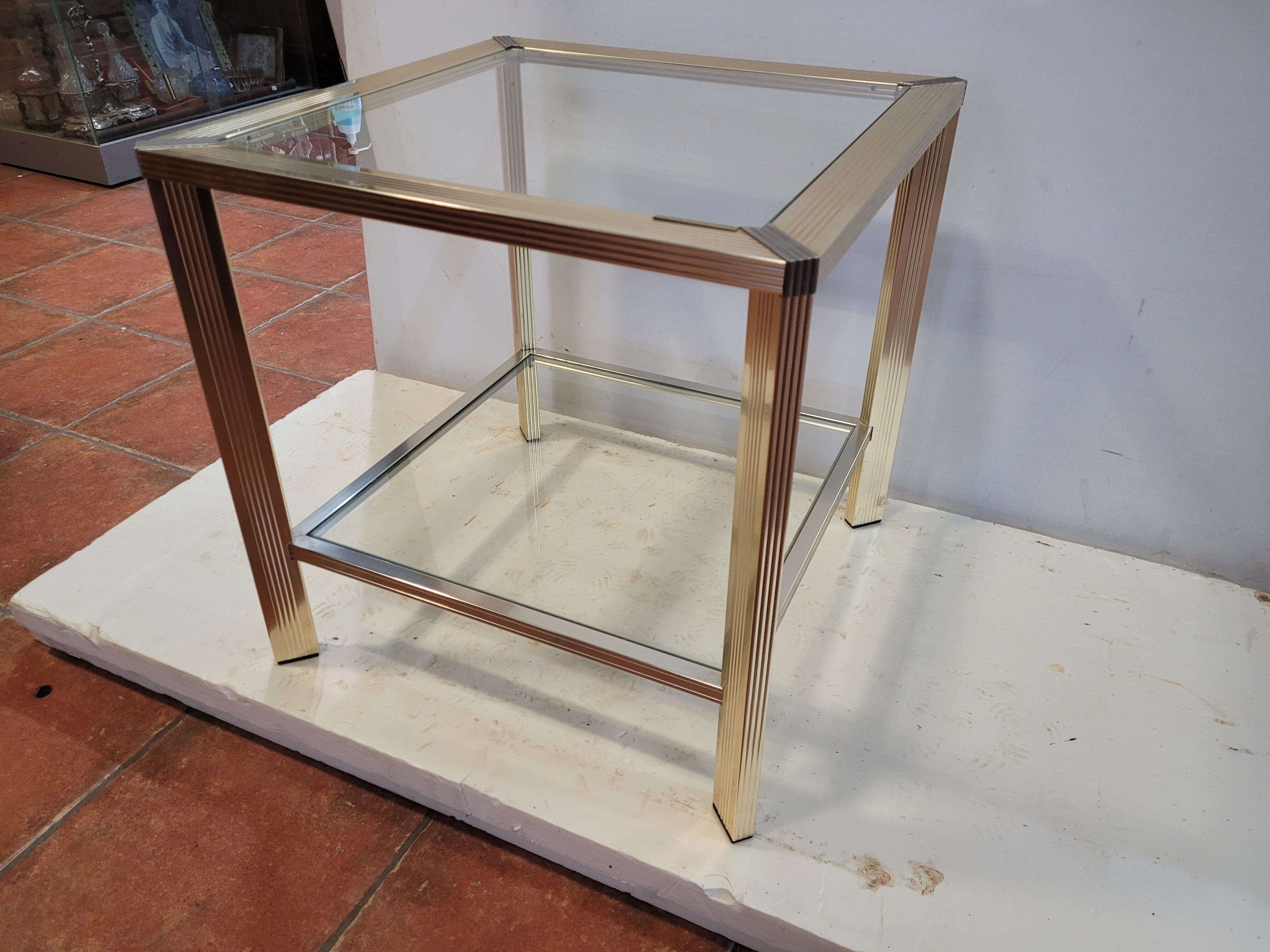 Coffee table signed Pierre Vandel