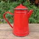 Retro enamel coffee pot