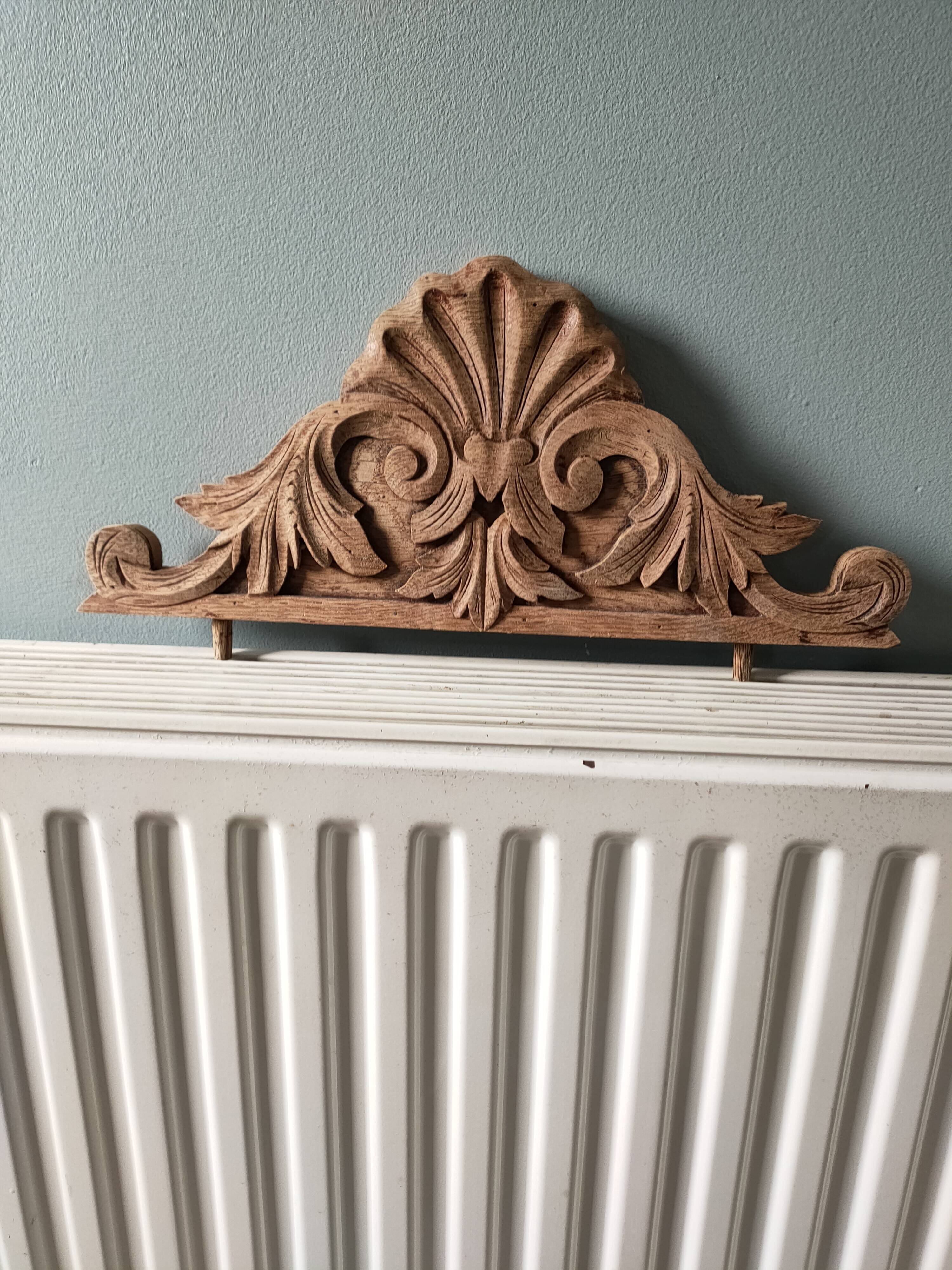 Old oak pediment