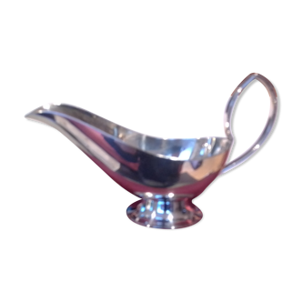 Saucière in silver metal bouillet bourdelle