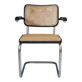 Black S64 chair, Marcel Breuer for Thonet, 1981