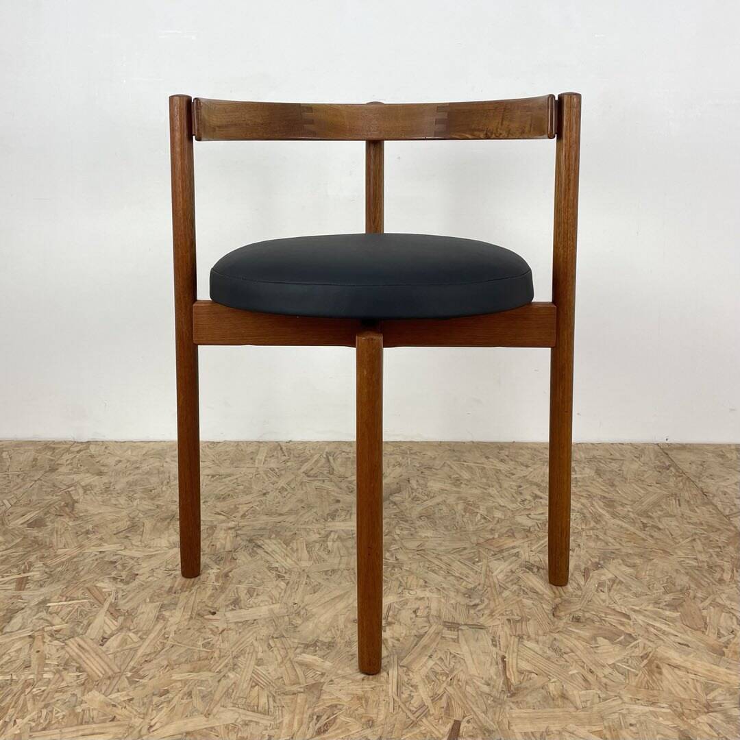 Chaise en teck danois par Hugo Frandsen