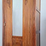 Art deco wardrobe, bonnetière, vintage furniture
