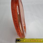 Miroir en verre vintage ovale à poser 16 cm