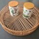 Round rattan top