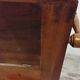 Antique dressing table/vanity unit in wood and marble