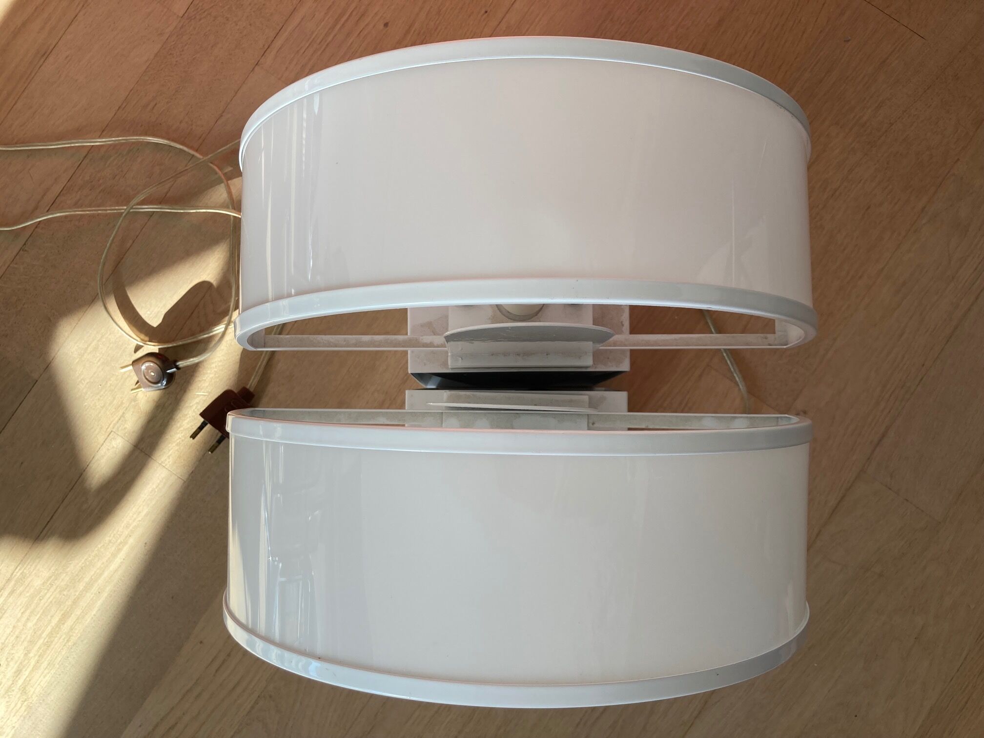 Pair of Guzzini half-spherical wall lamp, Olympus model