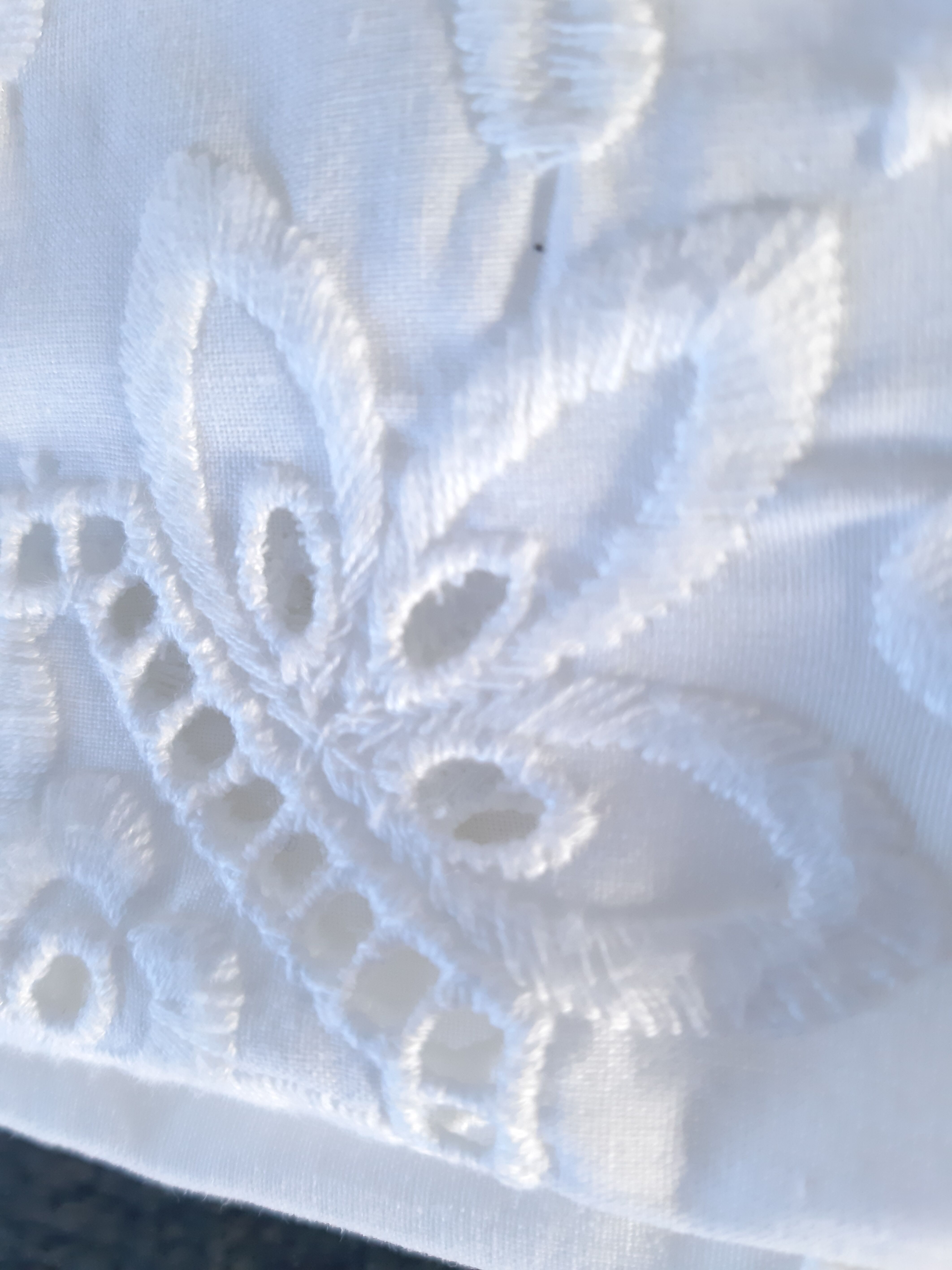 Embroidered tablecloth and 12 towels