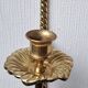 Set de 2 appliques murales chandelier en laiton
