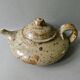 Théière en grès pyrité signée