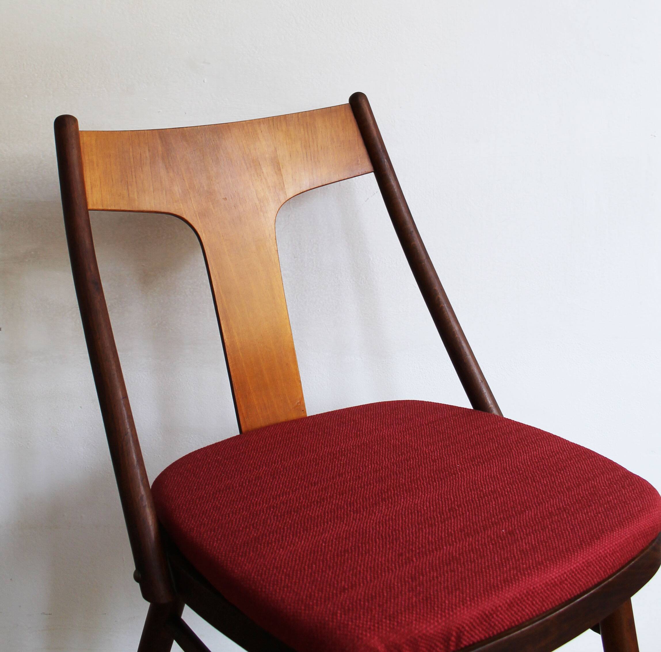1960s Scandinavian Style Dining Chairs by Mier Topolcany
