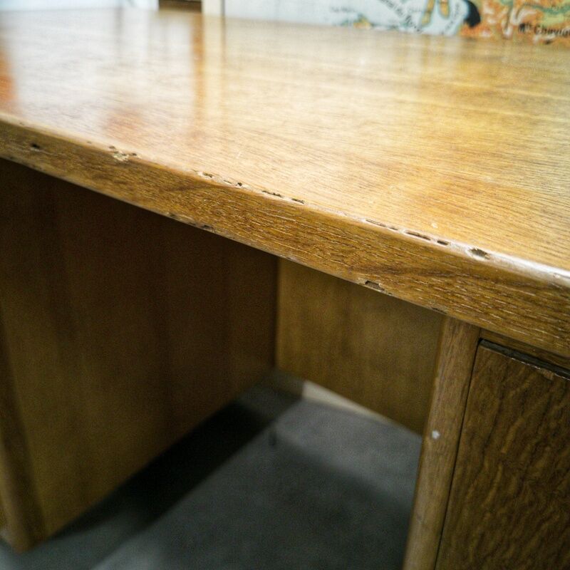 Vintage schoolmaster's desk