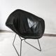 Armchair Diamond leather of Harry Bertoia for Knoll 1970
