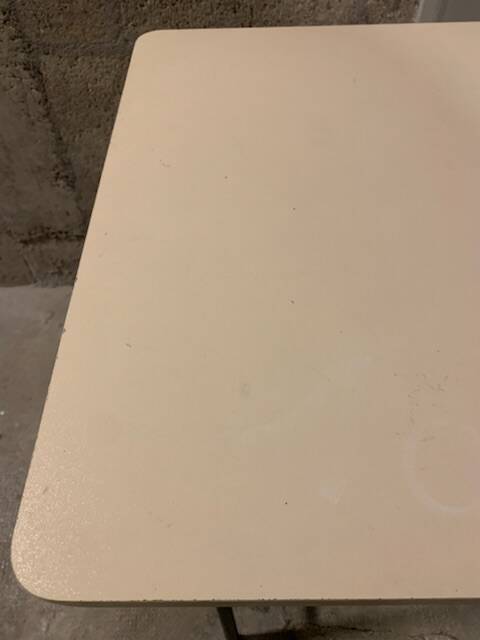 Vintage modernism desk with two drawers