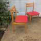 Pair of Scandinavian style chairs
