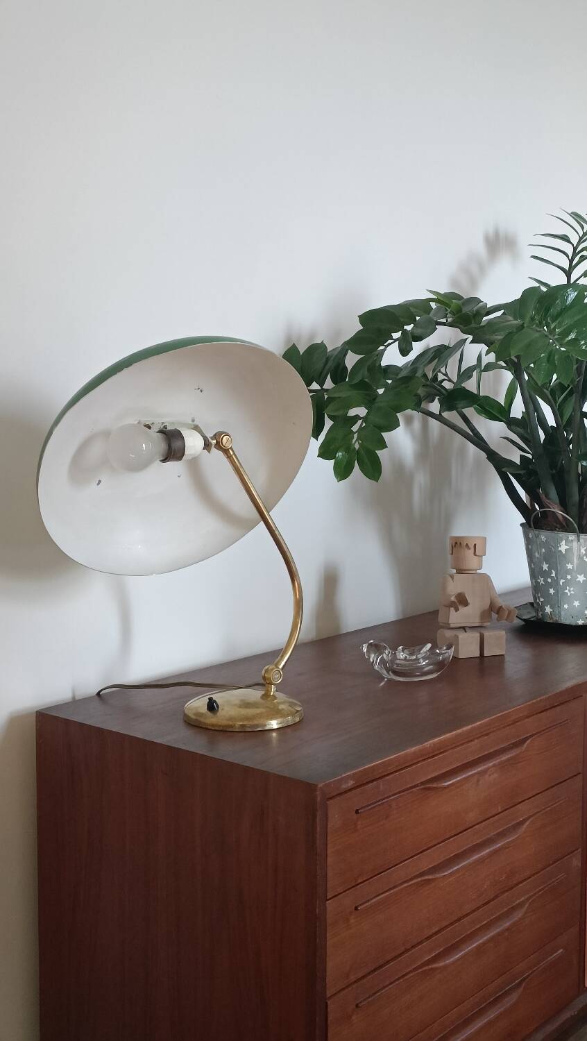 Large 1950 Stilnovo style lamp