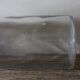 Vase grand flacon ancien verre transparent