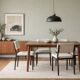Chaise moderniste design vintage 60