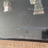 Carved wooden coffee table, Chinese craftsmanship.