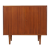 Mahogany Cabinet with Lock Meblosprzęt Poland 1970s