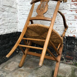 Cherry armchair directoire