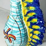 Jarrón de cerámica "IAMA Albisola". Italia, 1970s.