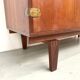 Teak and brass bookshelf designed by Peter Løvig Nielsen, CI.
