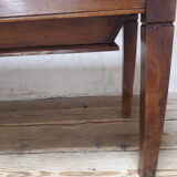 Solid walnut kneading table old XIX°