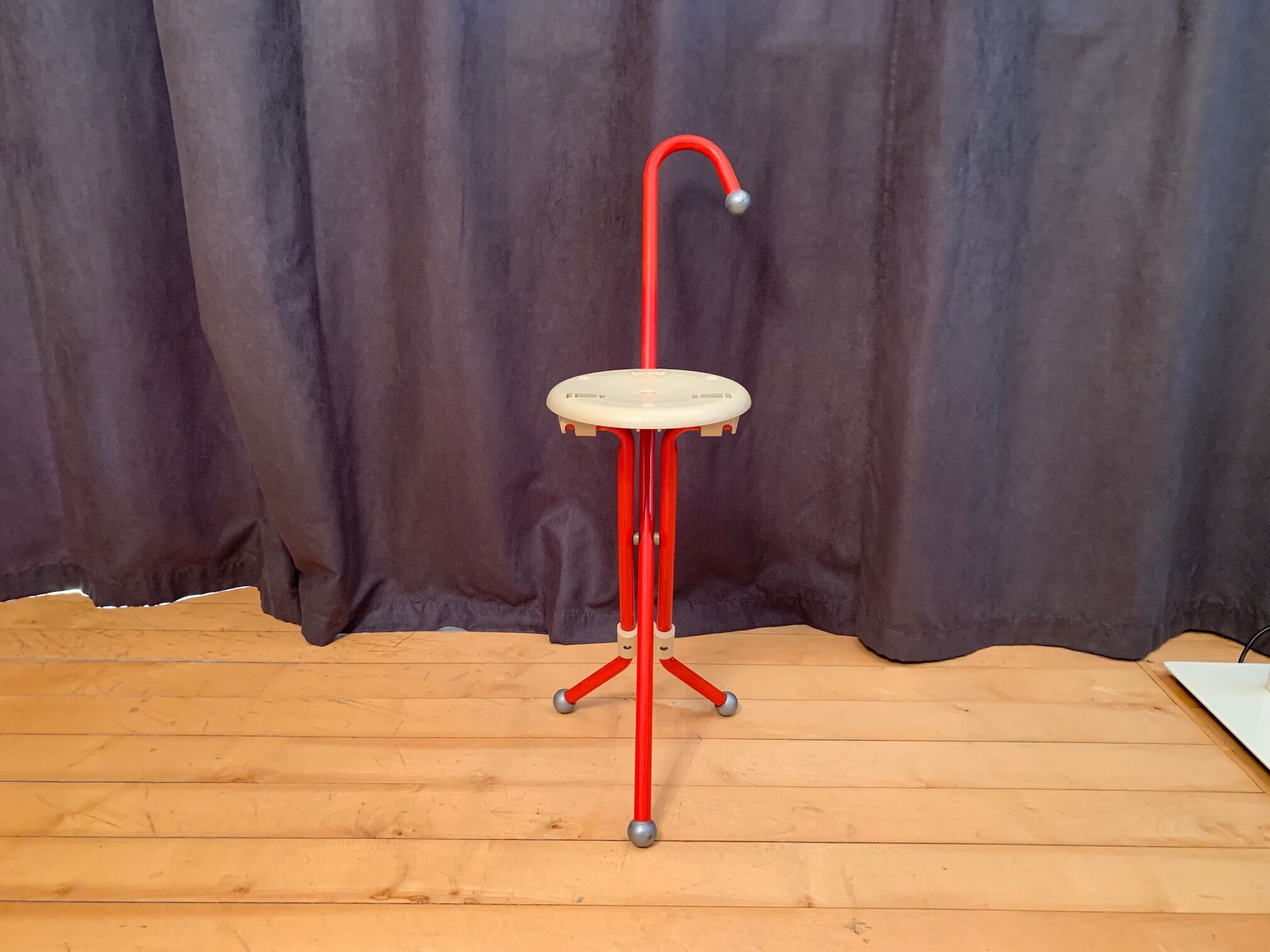 Memphis folding chair by Ivan Loss, Ulisse, Italy, 1980s