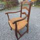 Fauteuil en chêne style Louis XV
