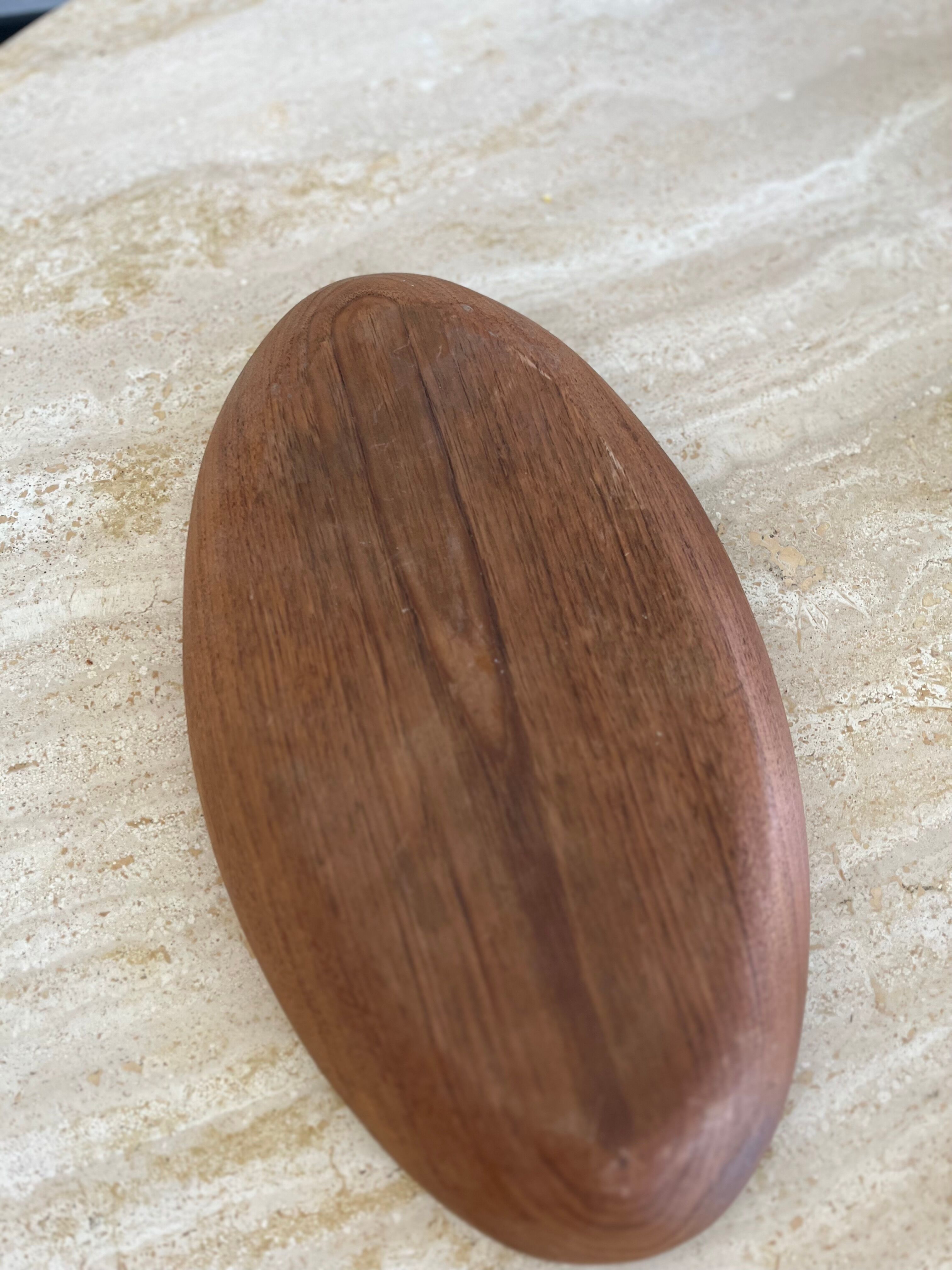 Brutalist wooden dish