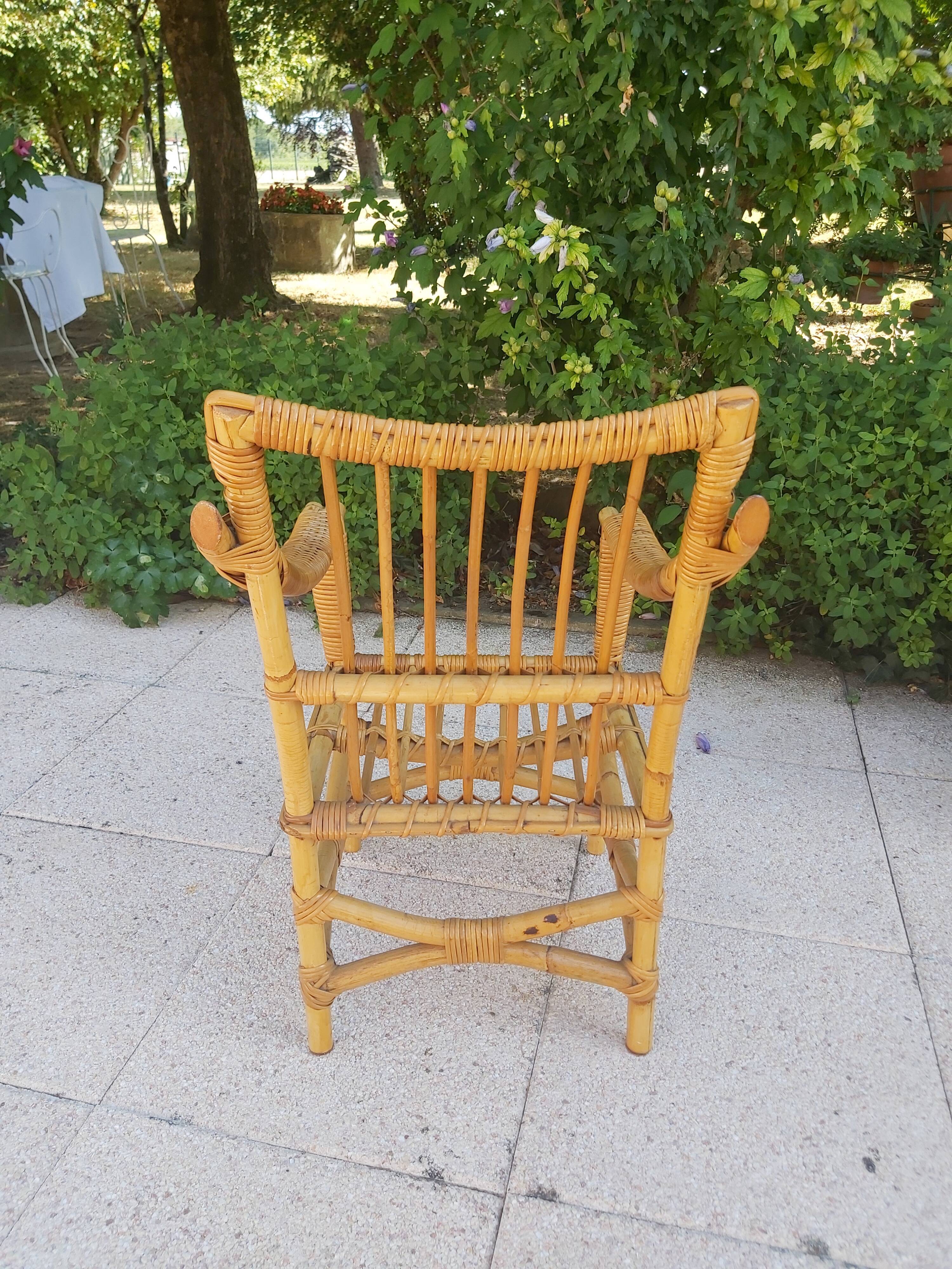 Children's rattan chair