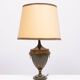 Beautiful metal green-painted tôle table lamp 1960s france
