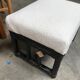 Maugrion rattan poufs for Roche Bobois vintage 70s