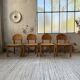 4 chaises en pin Daumiller