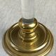 Brass and Lucite Candle Holder