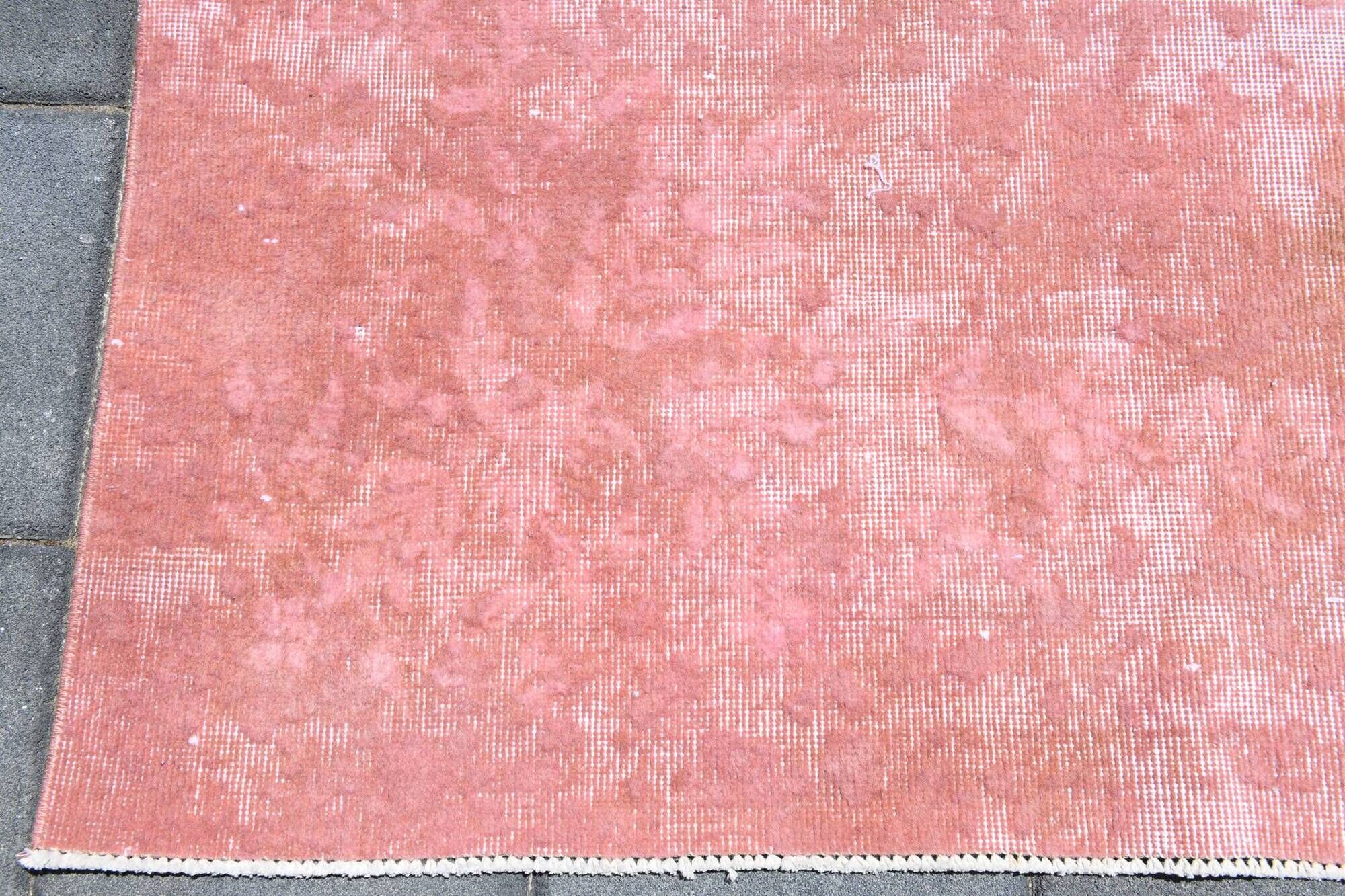 Dusty Pink Decorative Vintage Rug For Living Room, 210x325 Cm