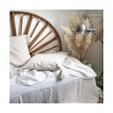 Rattan headboard 2 people