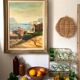 Old oil on canvas, Mediterranean port scene signed Rufo.