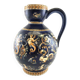 Large blue earthenware pitcher from Gien – Renaissance pattern