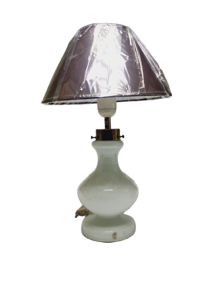 Classical bedside lamp from Holmegaard, Denmark, 1970s