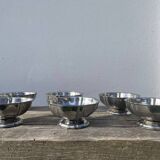 6 stainless steel cups 1970