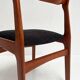 Re upholstered set of 6 design chairs by Burchardt Nielsen, 1960s