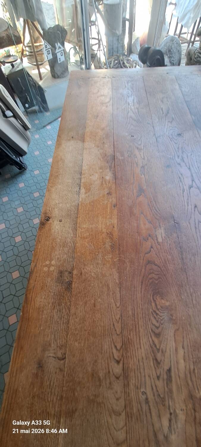 "rustic farmhouse table" oak